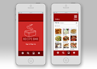 Recipe Box App High Fidelity Prototype