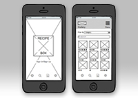 Recipe Box App Low Fidelity Prototype
